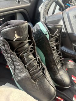 Jordan 13 Retro Black Island Green