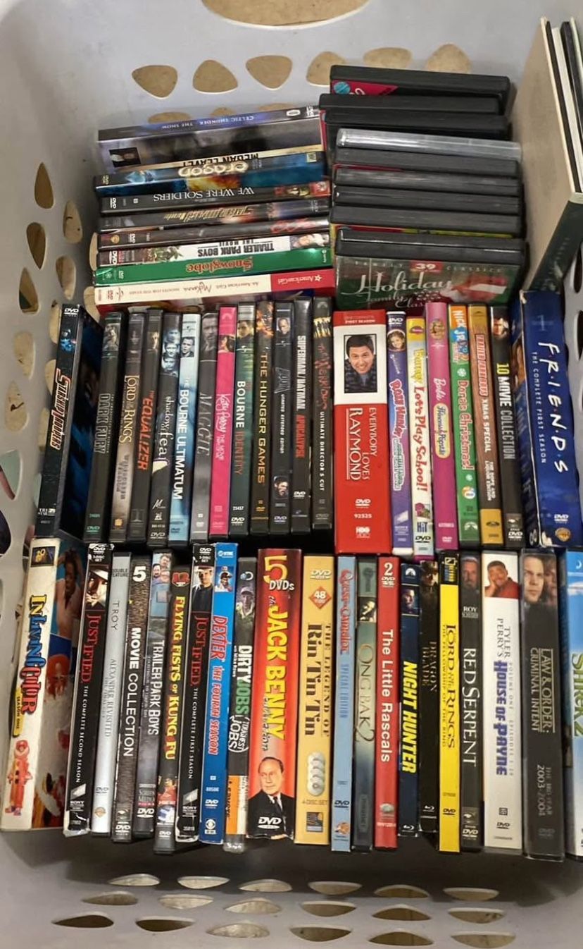 LOTS OF DVDS(14 Sealed and 60 unsealed)