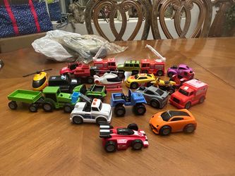 Lot of 20+ Toy Vehicles Mixed Set
