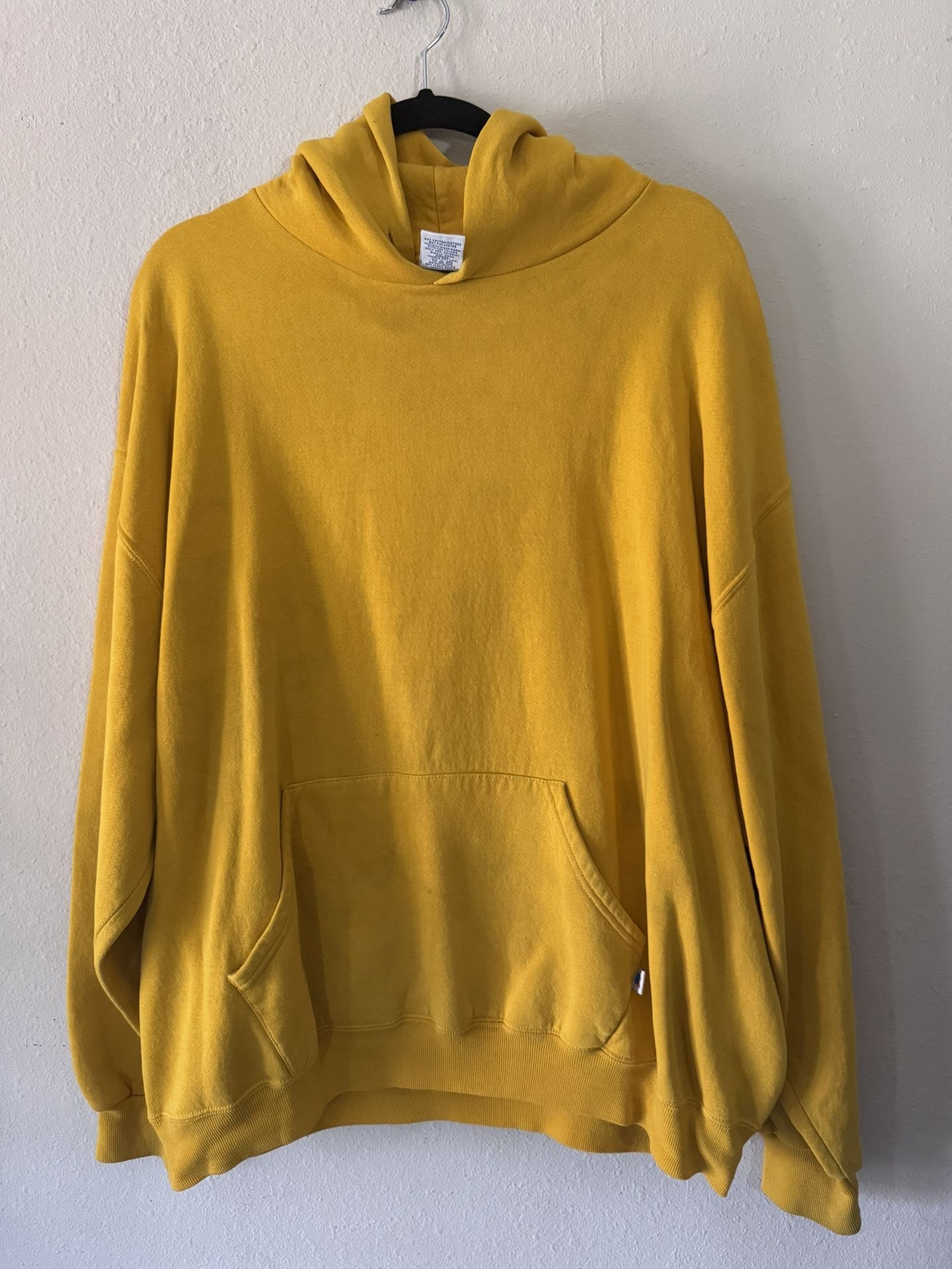 Vintage Russel Athletic Mustard Hoodie