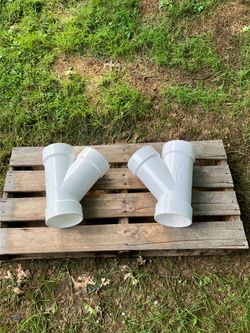 4 inch schedule 40 PVC Y