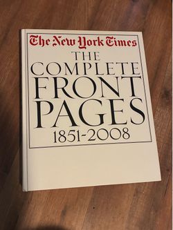 The New York Times: The Complete Front Pages 1851–2008 (Complete Set)
