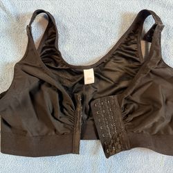 Freegirl Wireless Compressive Bra, Black, Medium