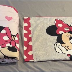 Minnie Mouse Twin Bed Sheet Comforter