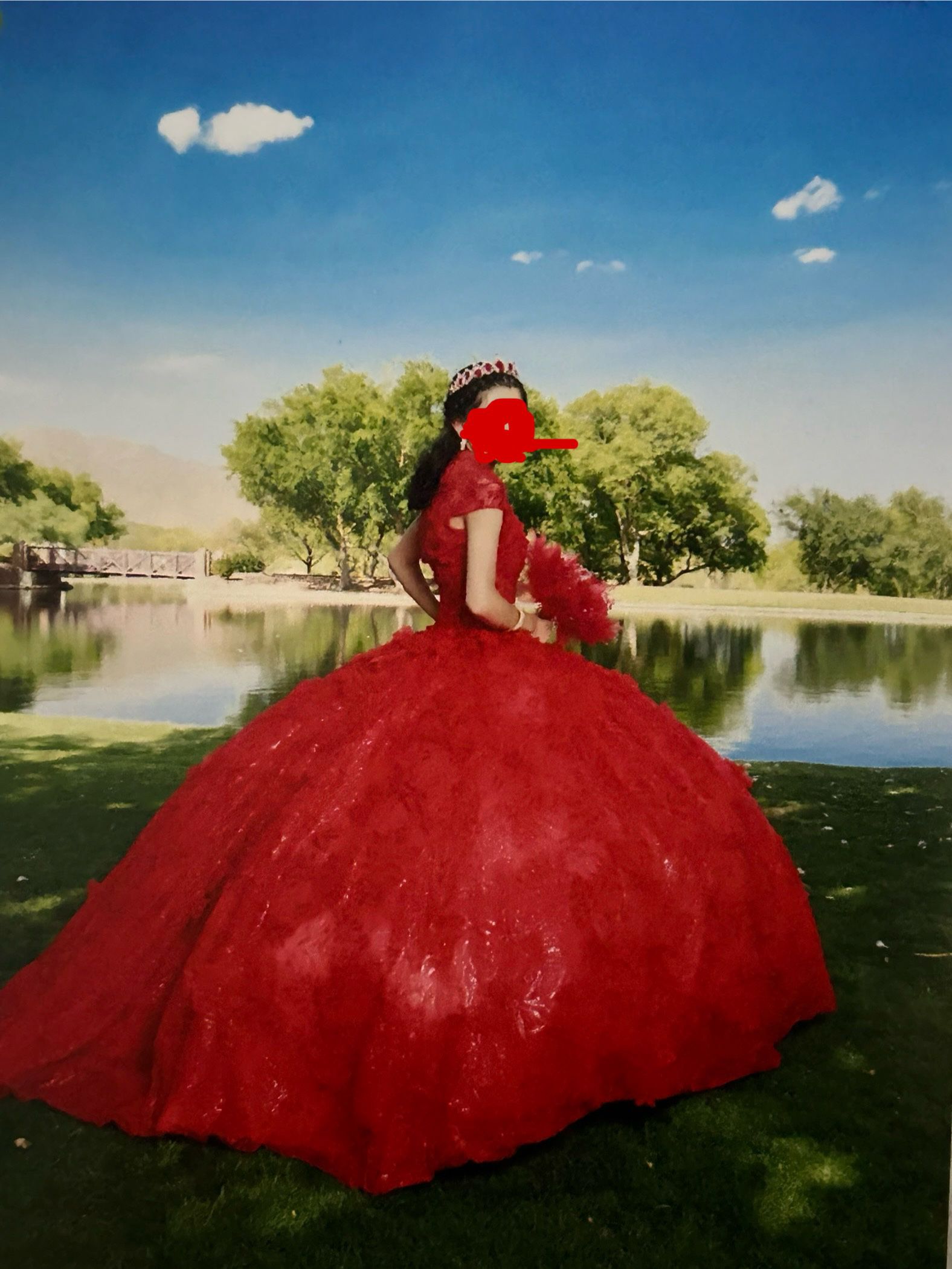 Red Quinceañera Dress 