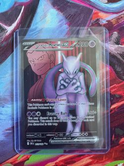 NM Teamrocket mewtwo Fullart (Just Pulled)