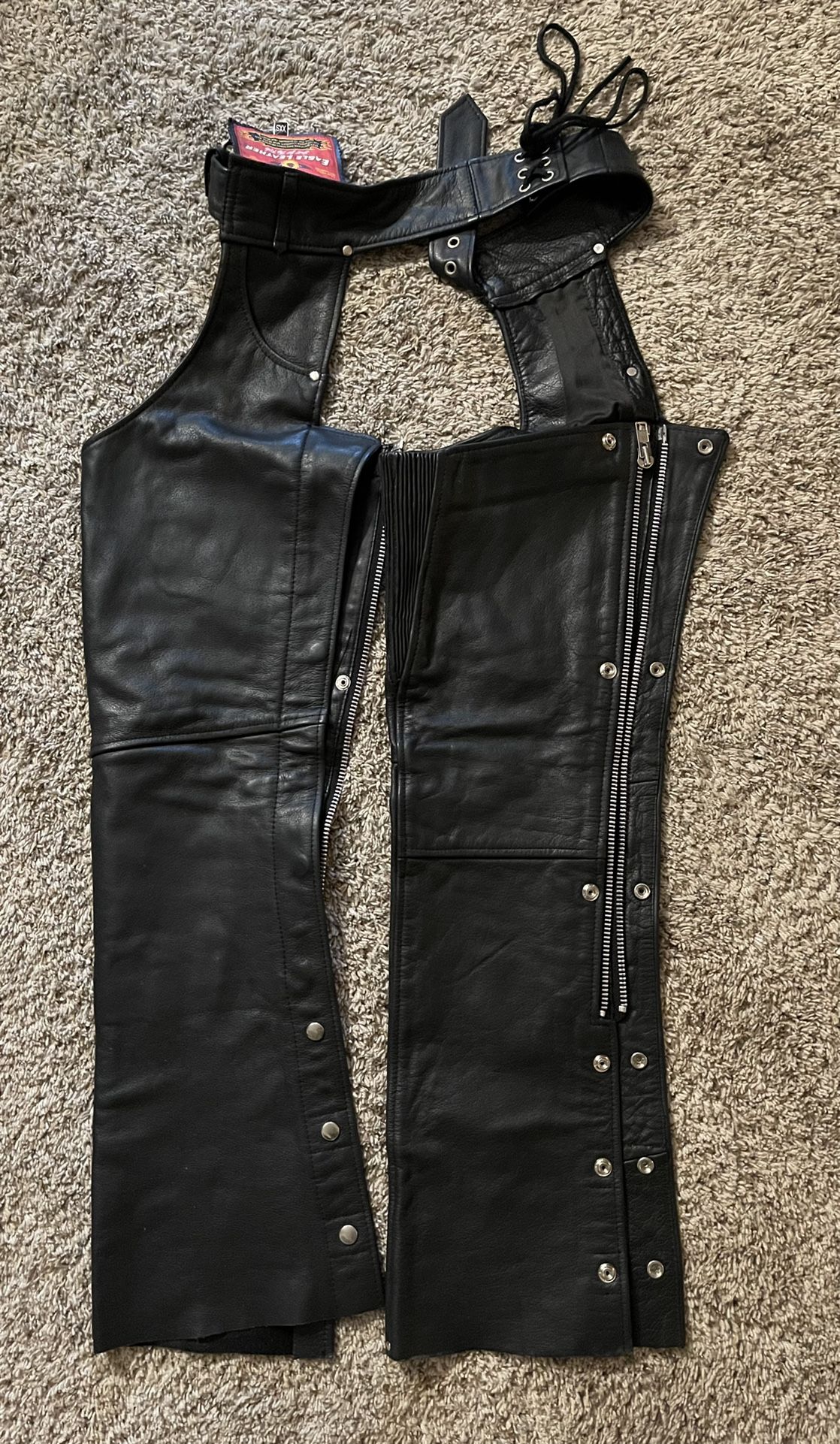 Eagle Leather chaps XXS size for Motorcycle.
