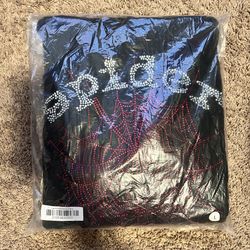 Authentic Sp5der Rhinestone OG Web V2 Hoodie