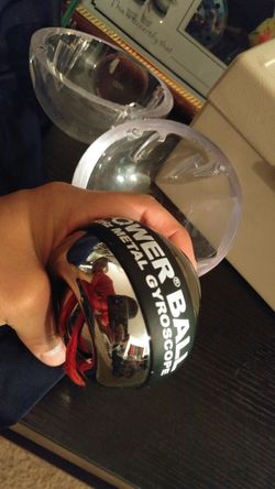 Exercising Powerful Gyro Ball!