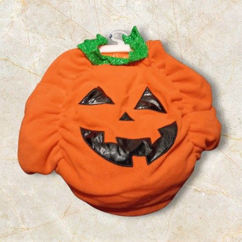 Pumpkin Dog Halloween Costume Large