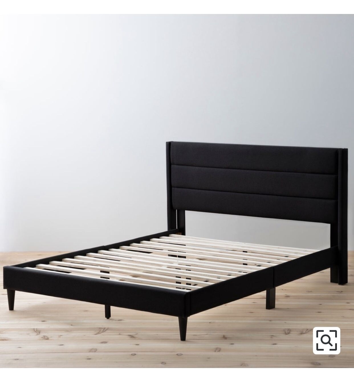 Queen bed frame- black