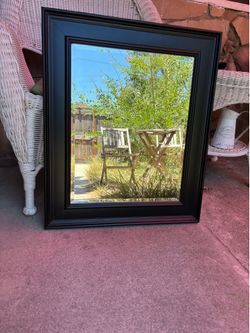 Black Framed Mirror