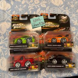 Jada 1:43 SMALL BLOCKS  CHARGER F-150 ECLIPSE SUPRA F&F Fast & Furious 25th Anniversary 
