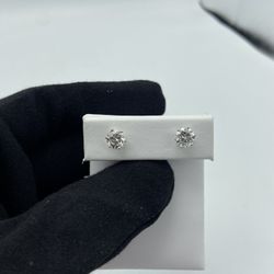 14kt White Gold 2.25cttw Natural Diamond Studs
