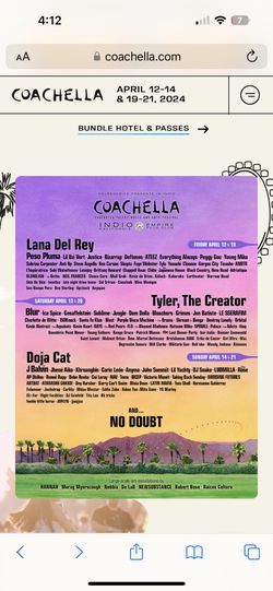 LOOKING FOR 2 FRIDAY ONLY TICKETS WEEKEND 2