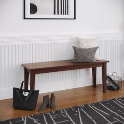 Simplicity Caramel Bench