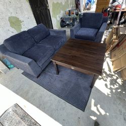 Sofa Set And Coffee Table 