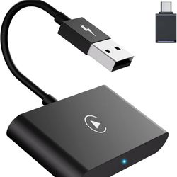 new Wireless CarPlay Adapter,Wireless Carplay usb Dongle,Plug & Play 5GHz WiFi Online Update,Low Latency,Easy to Install,Support Newest iOS 16 About
