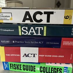 ACT and SAT college study guides & FISKE guide