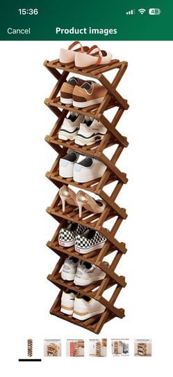 YYW Bamboo Shoe Rack
