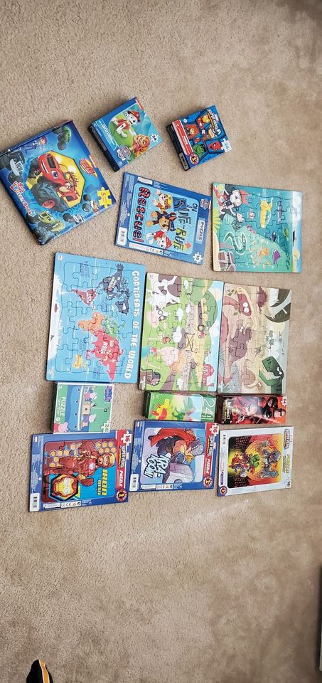 Kids puzzles - 14+ in all - $10