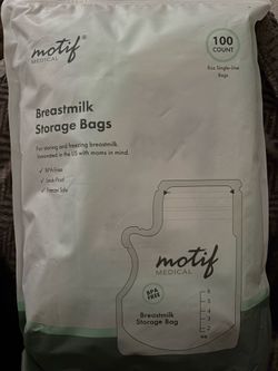 Motif breast milk bags