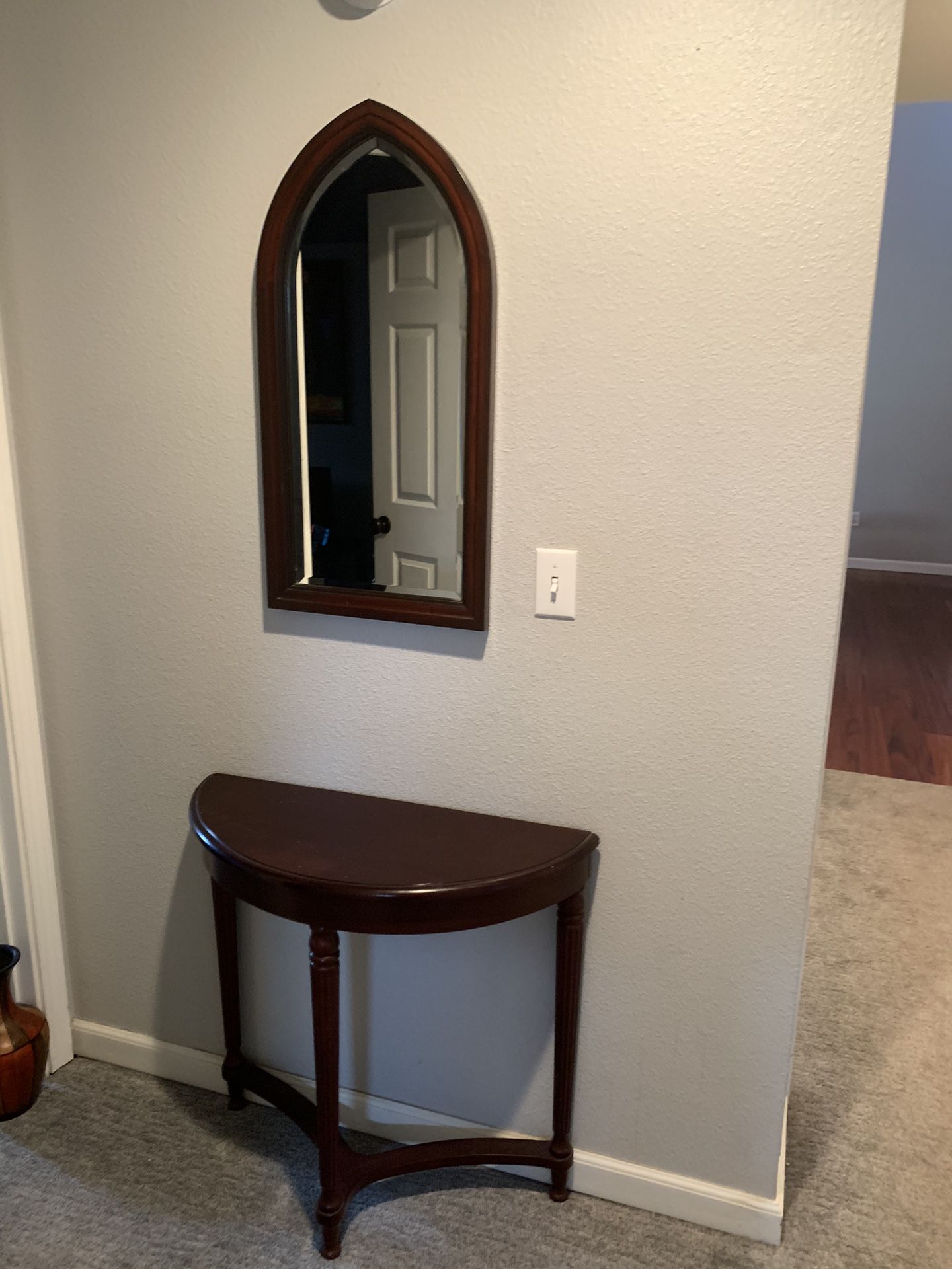 Table With Mirror