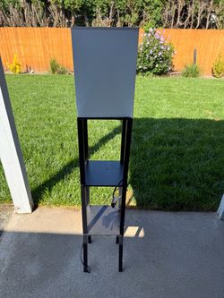Floor Lamp with Shelves