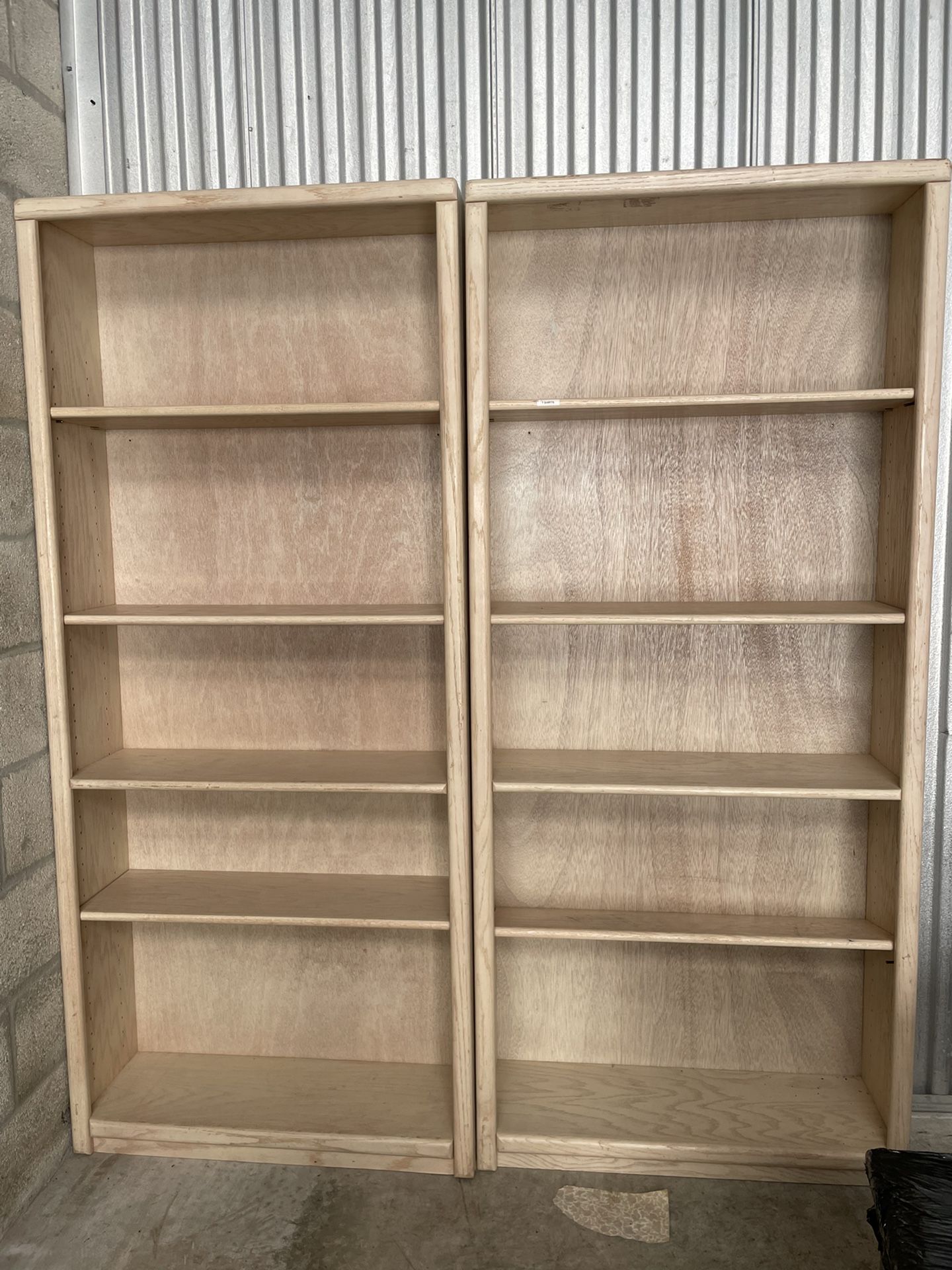 Bookshelves . Solid Wood Adjustable.$40/each