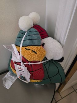 New Puffer Jacket Snoopy & Woodstock Decorative Pillow Set