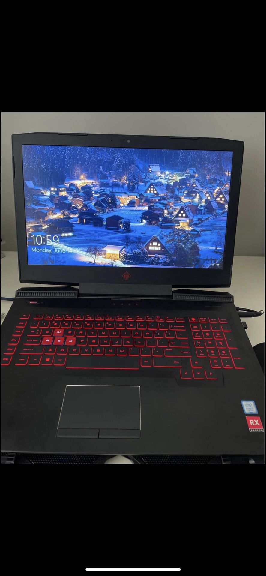 HP Omen 17 Inch RX 580