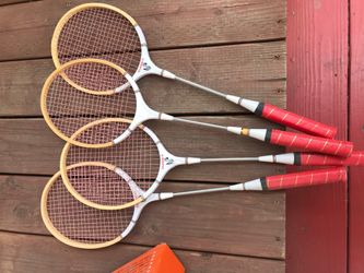 4 rackets and 2 birdies only