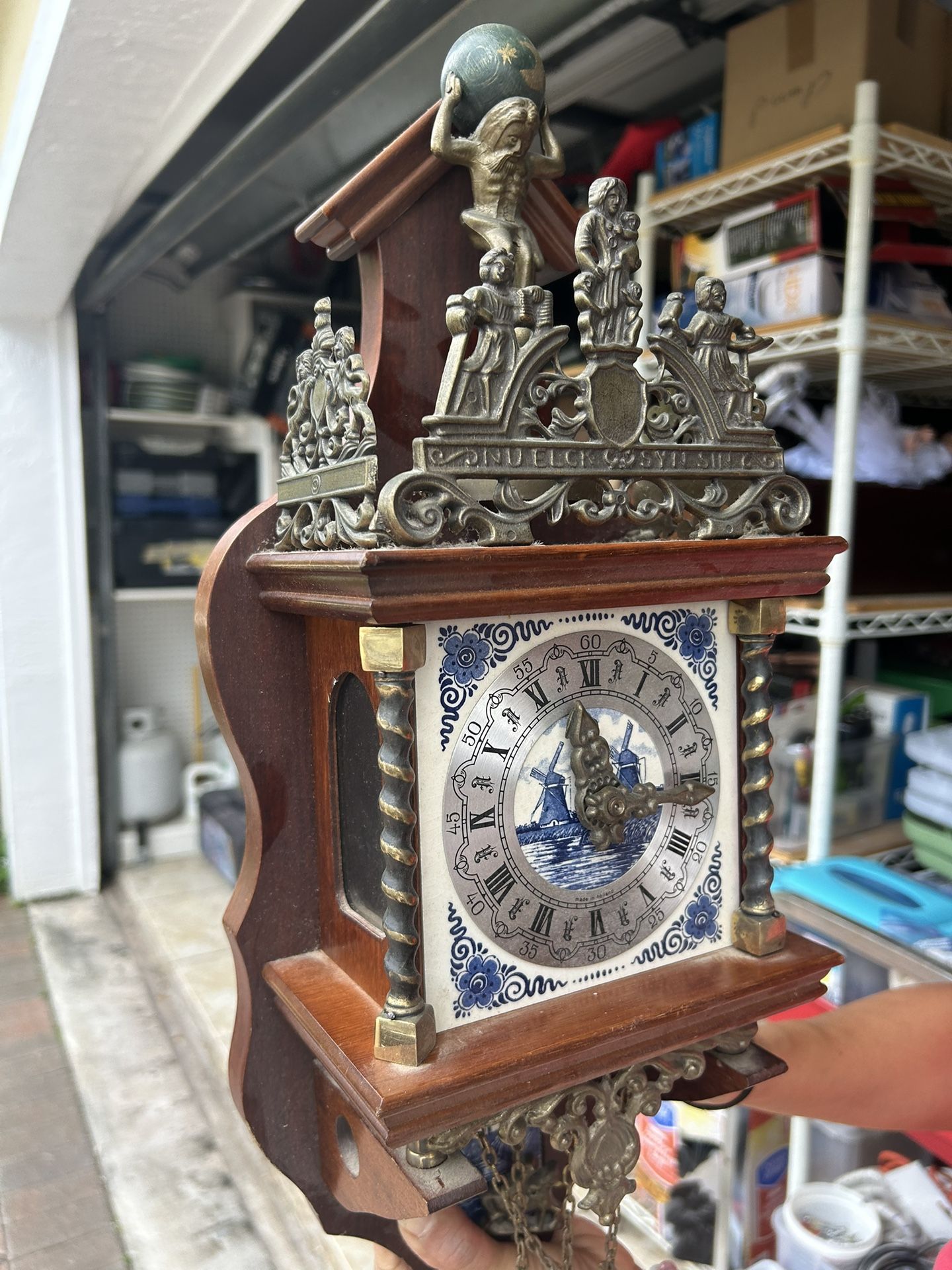 Dutch Zaanse wall clock