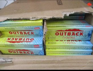 outback crayon 500 packs, 3 pks outback design,