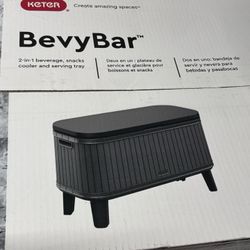 Bevy Bar Cooler and Outdoor table 