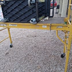 Scaffold  6 feet Tall Adjustable 