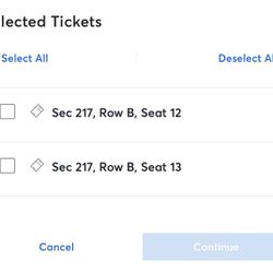 Bad Bunny Tickets (2) $300 Each (Sat Apt27th)