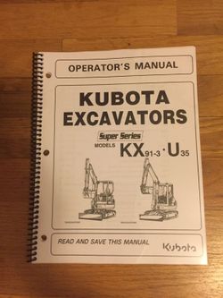 Kubota Kx 91-3, U35