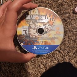 Dragonball Z Xenoverse PS4 Game Disk