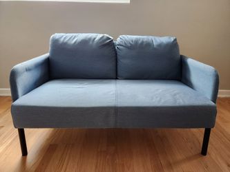 Small Blue Loveseat