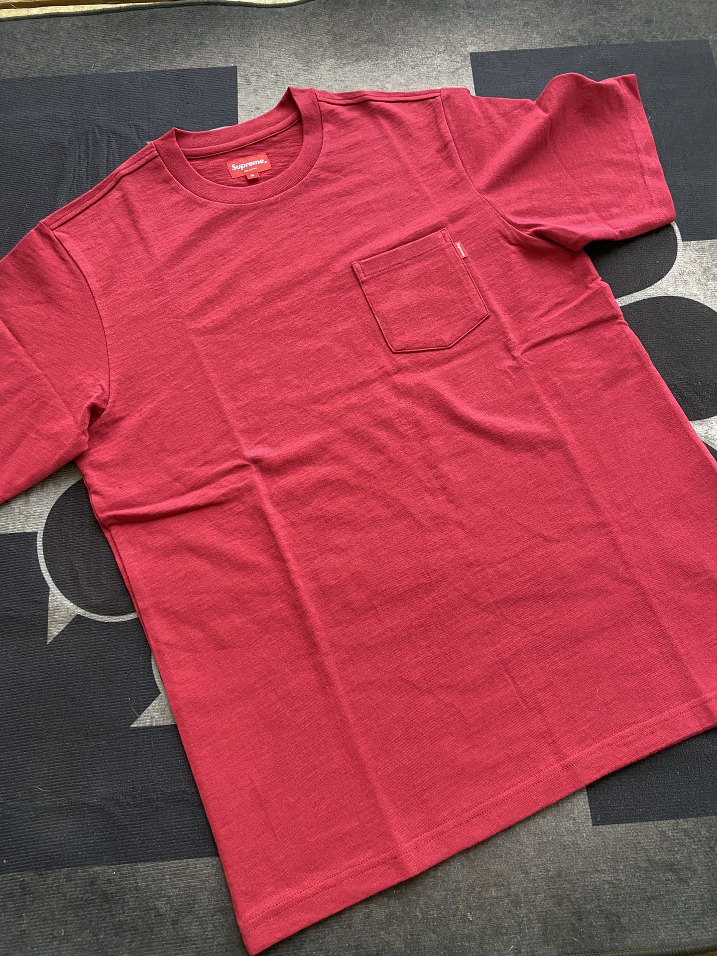 Supreme Pocket Tee Cardinal Red