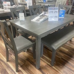 Grey dining set