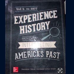 EXPERIENCE HISTORY NINTH EDITION $65 