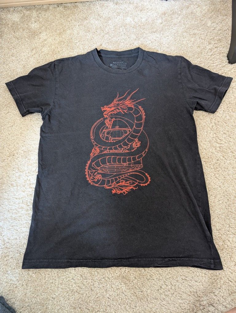 EUC Starship Year of the Dragon SpaceX T-shirt - Unisex Small, Black