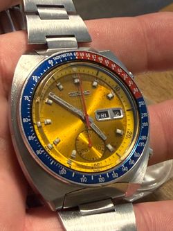 Vintage Seiko Chronograph Pogue Watch