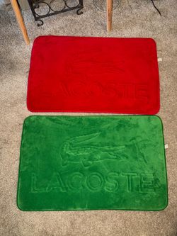 Lacoste Crocodile Memory Foam Bath Rugs