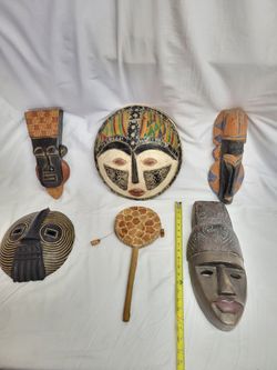 ORIGINAL VINTAGE AFRICAN TRIBAL  MASK  
