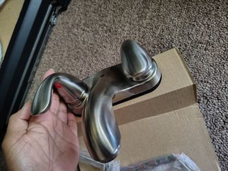 Brushed Nickel Bathroom Faucet