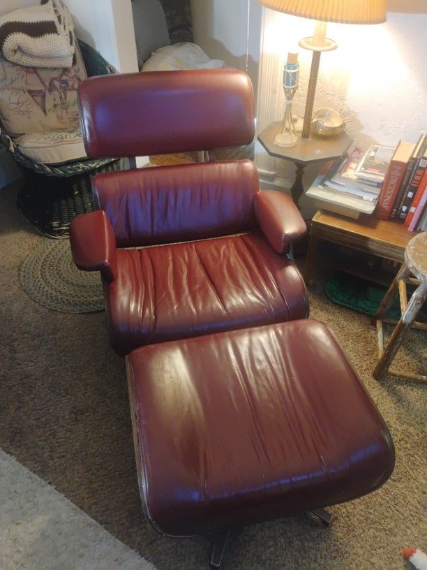 Early Herman Miller Chair And Ottoman . Possible Prototype.