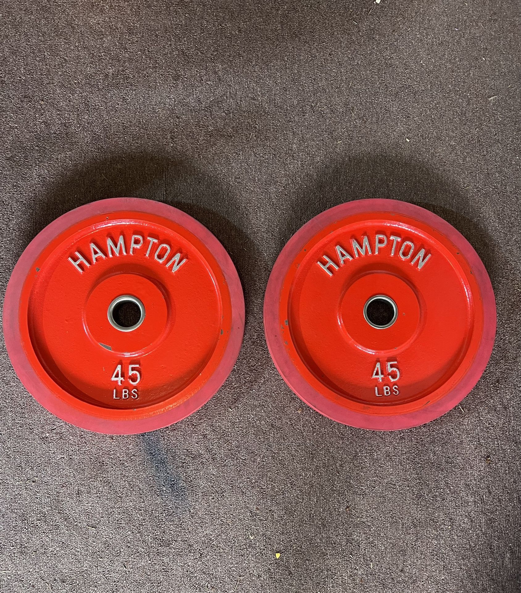 45lb Hampton Olympic Bumper Plate Pair